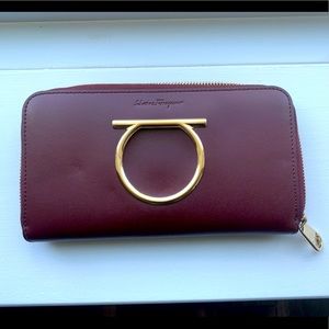 Salvatore Ferragamo Burgundy wallet